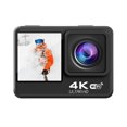 thumbnail image 1 of Cámara De Movimiento Cámara de acción WIFI 16MP 4K 60FPS Cámara deportiva Pantalla dual IPS para deportes al aire libre, 1 of 9