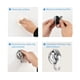 thumbnail image 5 of Ganchos de ventosa resistentes, reutilizables, sin orificios, para superficies lisas, apariencia elegante perfecta con diseño transparente único, construcción estable y duradera para una amplia, 5 of 5