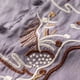 thumbnail image 5 of ICHUANYI Clearance Womens Spring Summer Solid Color Casual Loose Fashion T-Shirt Five-point Sleeve V-Neck Embroidery Button Tops Cotton And Linen Blouse(Purple, XXL) ICHUANYI WER2023080915982, 5 of 6