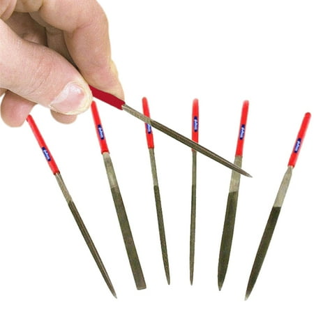 - 100mm Mini Needle File Set 6 Pcs Cut 2 Jewelry Beading Hobby Crafts Metal Tool
