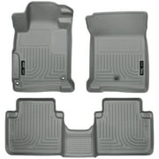 Husky Liners Weatherbeater Series Front & 2nd Seat Floor Liners Fits 13-17 Accord Sedan Fits select: 2013,2017 HONDA ACCORD