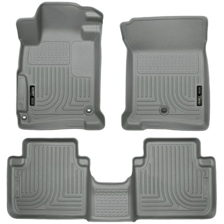 Husky Liners Weatherbeater Series Front & 2nd Seat Floor Liners Fits 13-17 Accord Sedan Fits select: 2013,2017 HONDA ACCORD