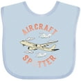 thumbnail image 3 of Inktastic Aircraft Spotter Plane Lover Boys or Girls Baby Bib, 3 of 4