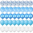thumbnail image 5 of 40 globos de látex con confeti de oro rosa de 12 pulgadas, decoraciones para fiestas de cumpleaños para niños, adultos, niños y niñas, suministros para baby shower y bodas, 5 of 5
