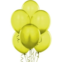 PMU Balloons 11 Inch PartyTex Premium Neon Yellow Latex Pkg/100