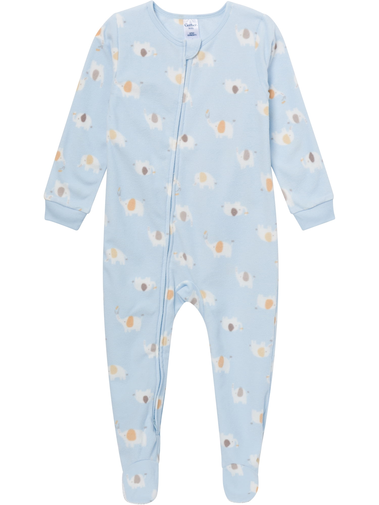 Gerber Baby and Toddler Neutral Microfleece 2-Way Zipper Blanket Sleeper Pajamas, 3-Pack, Sizes 0/3 Months - 5T