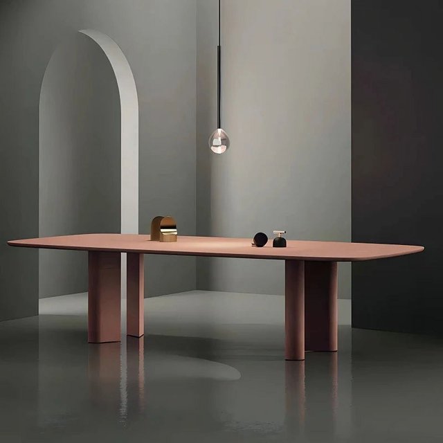 Nordic Design Minimalist Desk Tables Wood Solid Modern Ideas Executive Office Desk Conference Mesa Ordenador House Furniture My Lux Decor Round