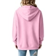 thumbnail image 6 of Resicozy Womens Zip Up Hoodies 2026 Fall Winter Casual Sweatshirts Zipper Oversized Lightweight Cute Jackets with Pockets Pink S, 6 of 6