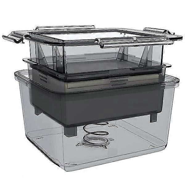 Press - Presser for Firm or Extra Firm - With Upgraded Water Collection Plate gray