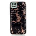 thumbnail image 2 of For Samsung Galaxy A22 5G Stylish Geometric Marble Texture Pattern Soft Silicone Rubber Hybrid Anti-drop Lightweight Slim Phone Case Cover For Samsung Galaxy A22 5G,Black Marble, 2 of 4