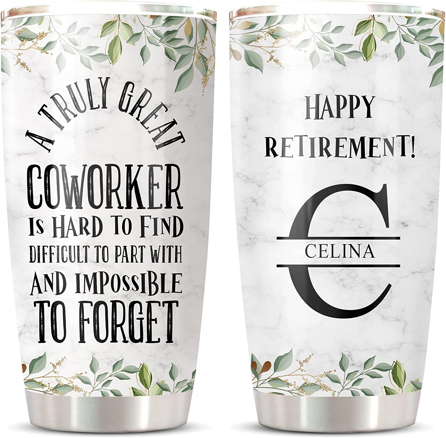 Athenstics Coworkers Tumbler Personalized A Truly Great Coworker Is