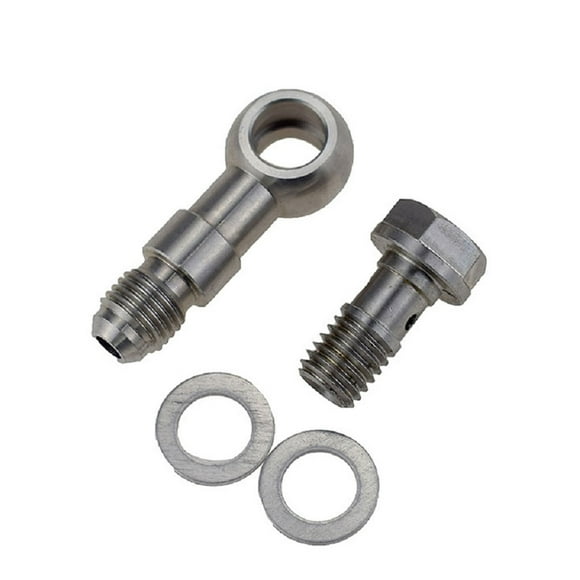 relayinert Stainless Steel Oil Feed Connector For Turbos Durable And Long-lasting Sturdy And Durable Reliable 1Set