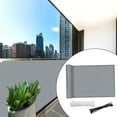 thumbnail image 6 of Weatherproof Wind Protection Windscreen, Privacy Screen Balcony , 90x300cm Garden Privacy Screen, HDPE Balcony Cover for Outdoor Deck Gray, 6 of 10