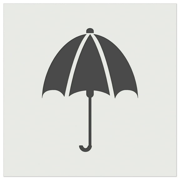 Rainy Day Umbrella DIY Cookie Wall Craft Stencil - 5.5 Inch