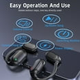 thumbnail image 5 of JAHY2TECH Wireless Bluetooth 5.3 Bone Conduction Headphone Skin, Retail Packaging, 5 of 13