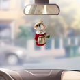 thumbnail image 3 of Opossum Hanging Upside Down with Candy Cane Scarf Possum Christmas Tree Ornament Opossum Hanging Upside Down with Candy Cane Scarf Possum Christmas Tree Ornament (C), 3 of 6