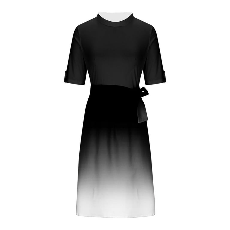 green emerald velvet dress JOAU Midi Dresses for Womens A-Line Fit and Flare Dress 3/4 Sleeve Work  Round Neck Cocktail Wedding Dresses with Pockets Black at Amazon Women's  Clothing store main image 1