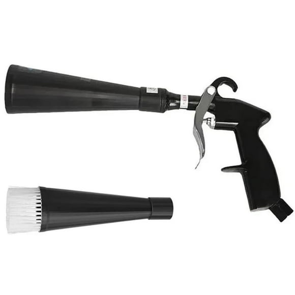 Shaker Tornado Dry Cleaning Gun, Tornado Car Air Blow Cleaning Gun, High-Pressure Car Detailing Dry Washing Gun Kit, Quickly Removes Surface Dirt and Dust, Works with Air Compressor(2 Nozzle)