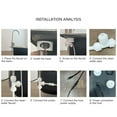 thumbnail image 4 of Touch Screen Sink Faucet, Standard Design Stable Flowing Easy Installation DN10 Stainless Steel TDS Faucet  for Kitchen, 4 of 7