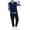 Blue, variant on VOUZZA Boys Preppy Vest Suit Set Dress Shirt Vest and Pants 3 Piece Ring Bearer Outfit Boys Formal Clothes Ages 3-15 Spring Fall
