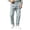 Gray, variant on Turilly Sweatpants Men's Straight Leg Sweatpants with Ankle Zippers Drawstring Elastic Waist Casual Track Pants