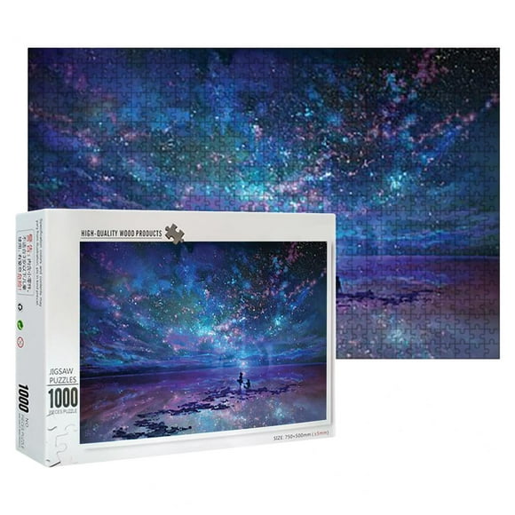EQWLJWE Puzzle Toys Aurora Puzzles 1000 Piece Large Puzzle Game Interesting Toys Personalized Gift