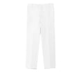 thumbnail image 3 of Boys Dress Pants, Solid Color Slim Fit Suit Pants for Kids, Formal Trousers for School, Concert and Special Occasions, Children's Slim Fit Dress Trousers White 150, 3 of 6