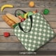 thumbnail image 5 of Easygdp Daisy Plaid Green Bolsa Tote para Mujer, Bolso de Hombro para Trabajo, Playa, Viajes, Compras y Supermercado, 5 of 7