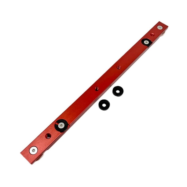 Riel de Inglete de Aleación de Aluminio para Carpintería 300 mm JINMJMXG Color Rojo