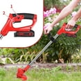thumbnail image 2 of iMeshbean Cordless Grass String Trimmer Battery Powered, 24V with Wheels & 1 Pack 6.0Ah Li-Ion Batteries Lawn Edger Brush Cutter Adjustable Height Electric Weed Eater, 2 of 12