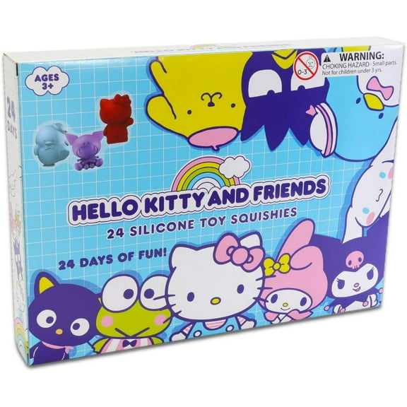 Hello Kitty and Friends Advent Calendar - 24 Silicone Toy Squishies