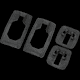 thumbnail image 5 of Sellos de Manija de La Puerta Del Automóvil de 4 Piezas Sellados de Sello de Puerta Automotriz Resistente Al Desgaste, 5 of 9