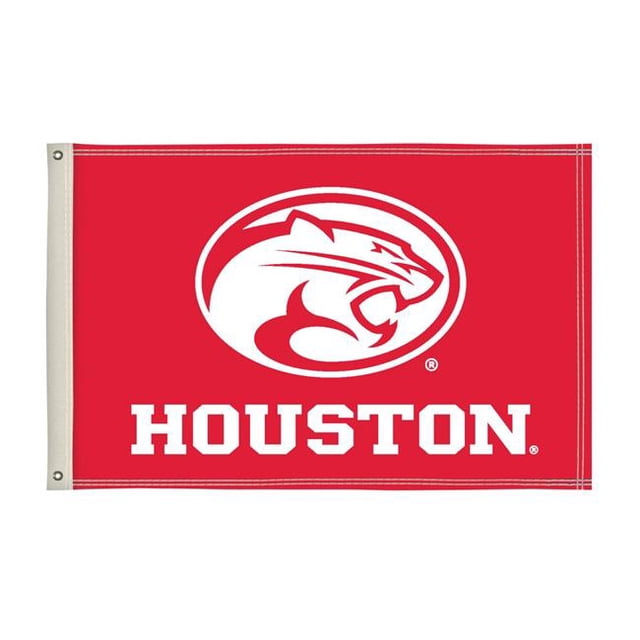 Showdown Displays 810002HOUS-003 2 x 3 Pi. Houston Cougars NCAA Drapeau - No.003