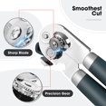 thumbnail image 3 of Heavy Duty Hand Can Opener Manual with Magnet, Durable Sharp Carbon Steel Blade Smooth Cutting, Big Effort-Saving Knob & Soft Grip Handle, Multifunctional Kitchen Tool Bottle Opener, Green, 3 of 3