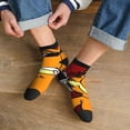 thumbnail image 3 of Zufioo Garfield Print 30cm Adult Socks, Contrast Color Straight Socks Sports Socks - Moisture Wicking, High Elasticity, Unisex, 3 of 7