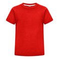 thumbnail image 1 of Playera negra para niño algodón, básica, manga corta, ideal para estampado de caricaturas o uso diario, 1 of 2