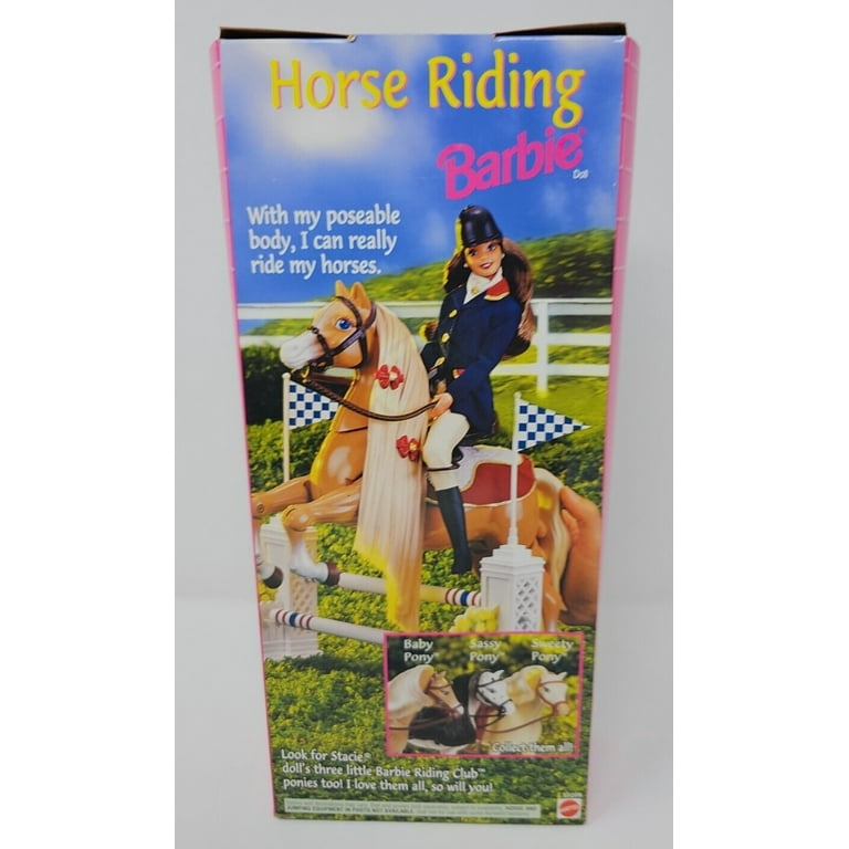 【MPQ】MPQ *horse riding club* Horse Riding Barbie Riding Club Poseable Barbie Doll 1997