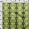 thumbnail image 3 of oneOone Silk Tabby Light Green Fabric Argyle Sewing Craft Projects Fabric Prints By Yard 42 Inch Wide, 3 of 4