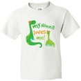 thumbnail image 3 of Inktastic My Nonna Loves Me Grandson Gift Youth T-Shirt, 3 of 5