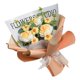 thumbnail image 2 of Ramo de flores de crochet Arreglos florales Decoración Centros de mesa Regalos Tejidos Naranja degradado, 2 of 9