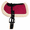 Burgundy Natural, variant on Horse English Quilted Fleece Padded Trail Bareback Pad Burgundy 72F47PK