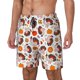 thumbnail image 1 of Fotbe Turkey And Thanksgiving2 Traje de Baño para Hombre – Shorts de Natación de Secado Rápido con Forro y Bolsillos-Medium, 1 of 6