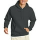 thumbnail image 2 of Hanes mens Pullover Ecosmart Hooded Sweatshirt Hoody, Charcoal Heather, Large US Hanes Hanes, 2 of 2
