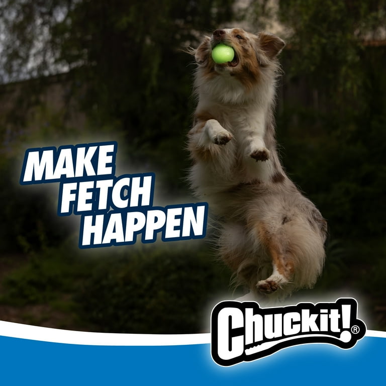 Chuckit! Max Glow Ultra Squeaker Rubber Dog Ball Glow in the Dark