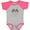 Baseball Heather and Hot Pink, variant on Inktastic Racing Daddy Little Racer Boys Baby Bodysuit