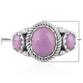 thumbnail image 5 of Sterling Silver Phosphosiderite 3-Stone Ring, Sizes 5 to 10, 5 of 9