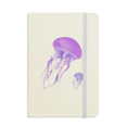 thumbnail image 1 of Purple Jelly Fish Acaleph Flotage Notebook Official Fabric Hard Cover Classic Journal Diary, 1 of 3