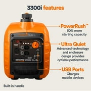 Generac 7153 GP3300i 3,300-Watt Gas-Powered Portable Inverter Generator