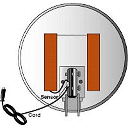 Ice Zapper Satellite Dish Heater Kit w/ Thermostat for 46cm to 1.2