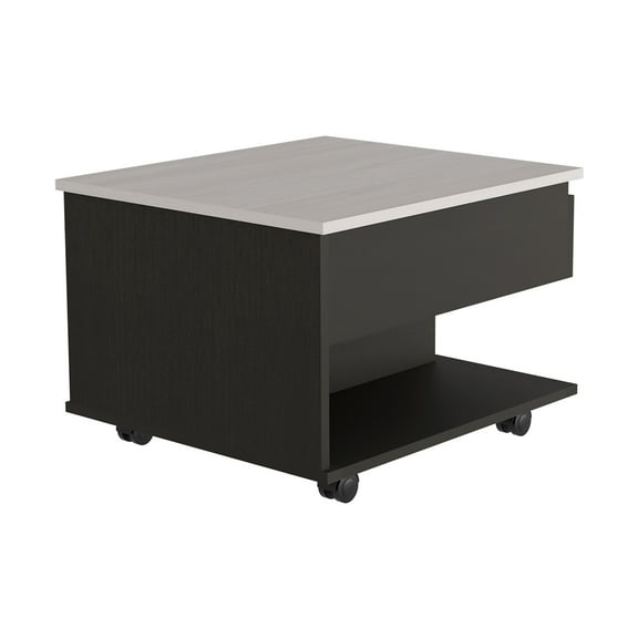 Mesa Auxiliar Extensible DIECSA Luanda Chocolate y Blanco